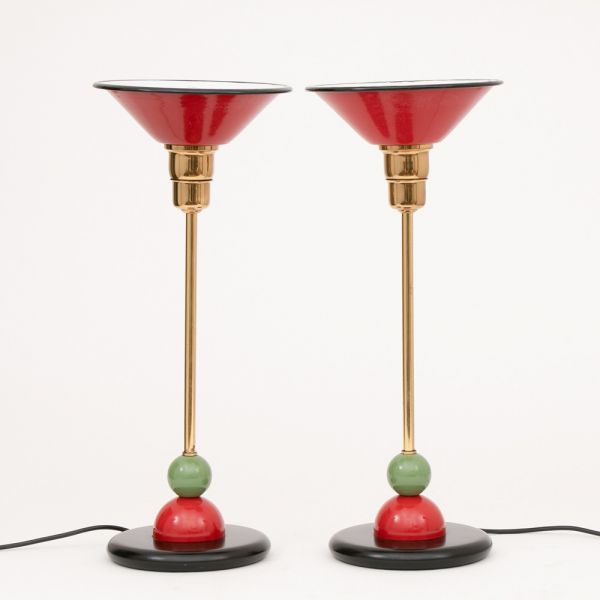 Memphis Table Lamp by Robert Sonneman USA c.1980
